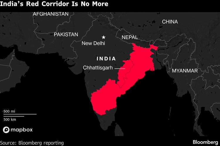 MAP: India’s Red Corridor Is No More