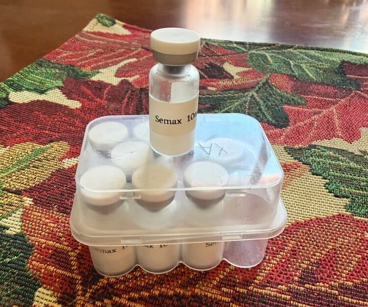 A group of Semax containers