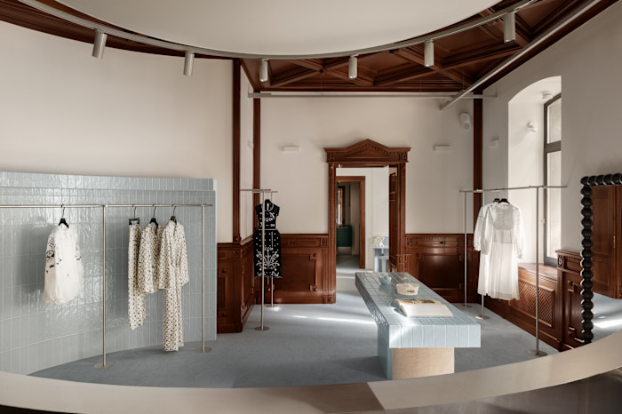Gunia Project’s clothing room