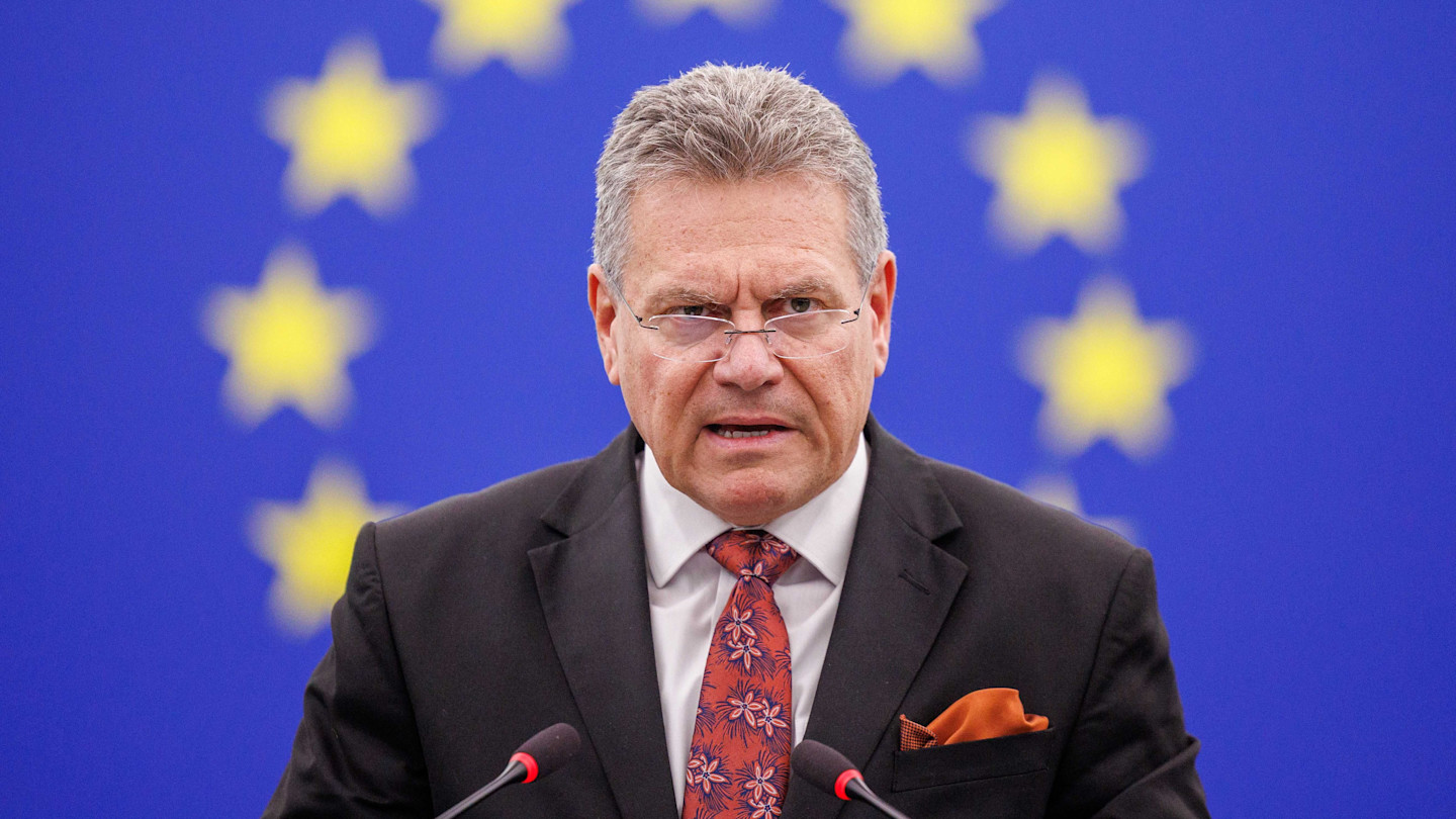 European trade commissioner Maroš Šefčovič