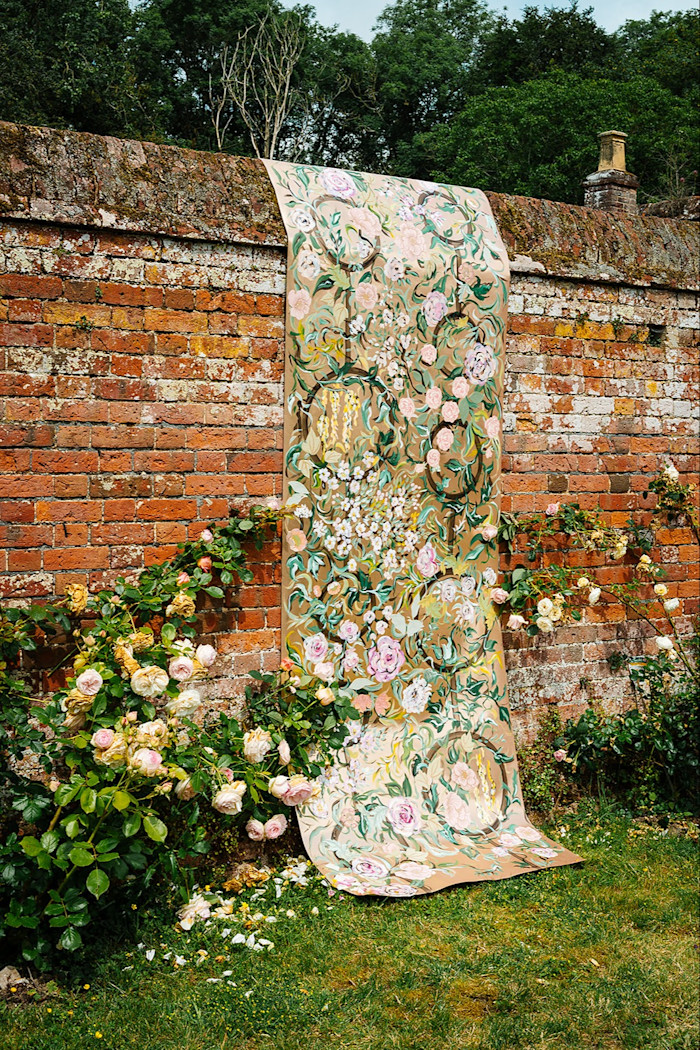 Boodles wallpaper by Claire Coles