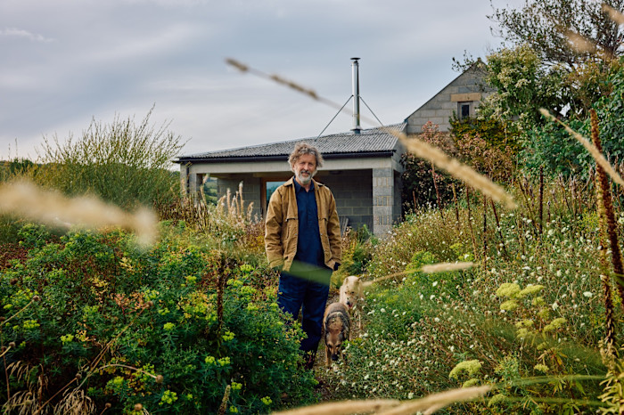 Pearson in the garden