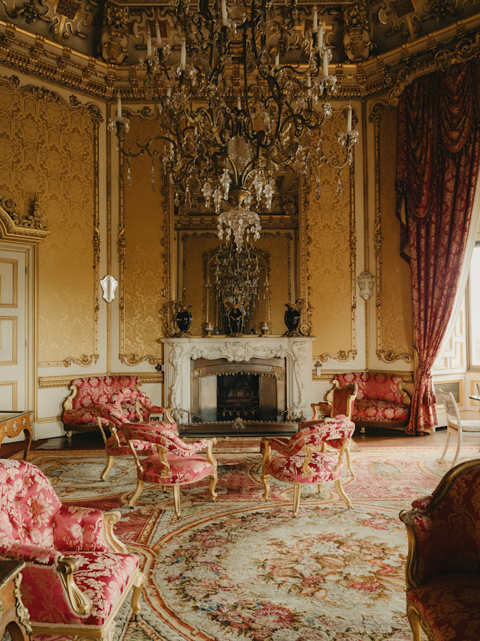 The Octagon Drawing Room at Raby Castle in County Durham