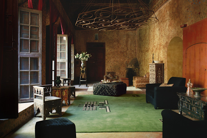 Beni Rugs Cipher rug, £12,945, photographed in Casa Franca, Marrakech