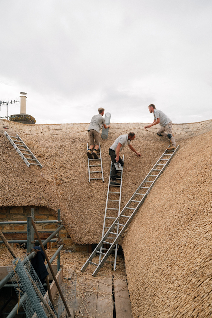 Thatching with Scott Symonds in Chideock