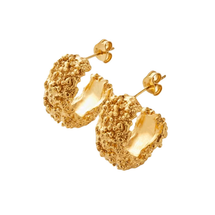 Alighieri gold-plated Rocky Road earrings, £295