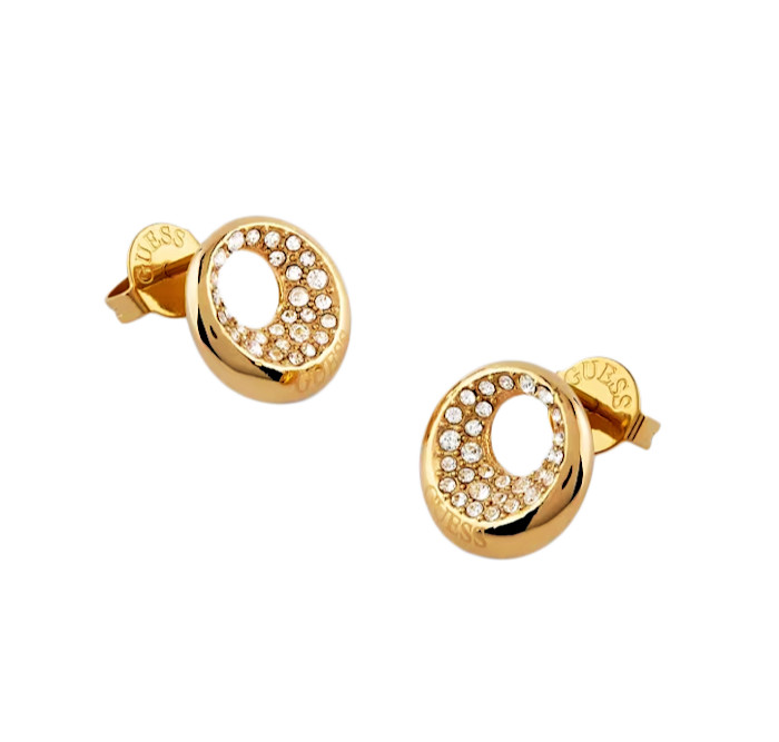 Guess stainless-steel and crystal Moon Drops earrings, £40