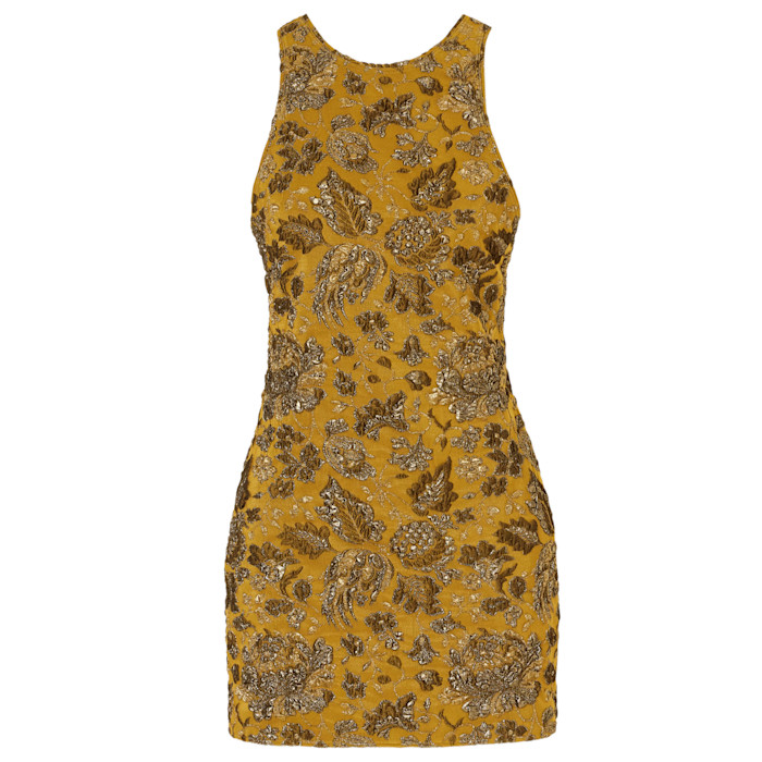 Saint Laurent Jardin brocade minidress, €2,365