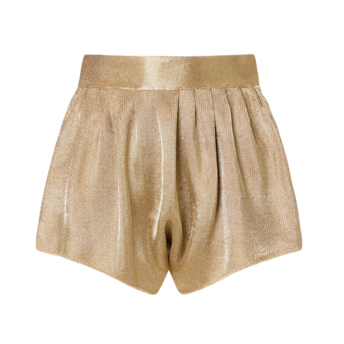 Alaïa viscose and metallic-fibre shorts, £1,500