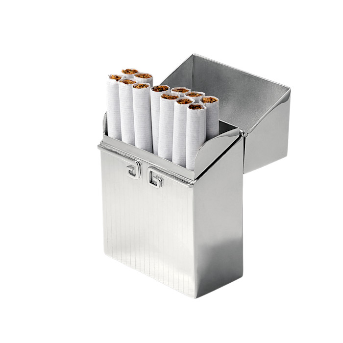 Juju Vera silver Greco cigarette case, $995