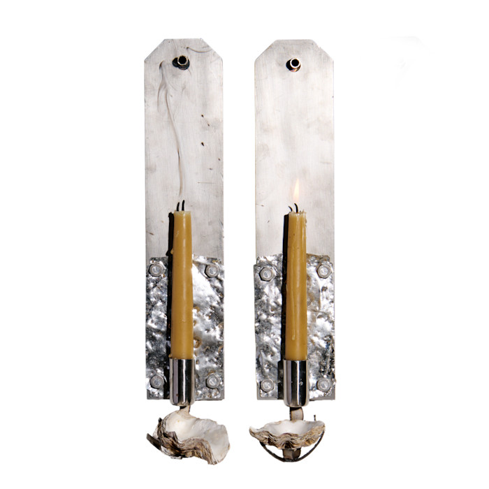JW Anderson and Kira Freije stainless-steel candlesticks, £5,000