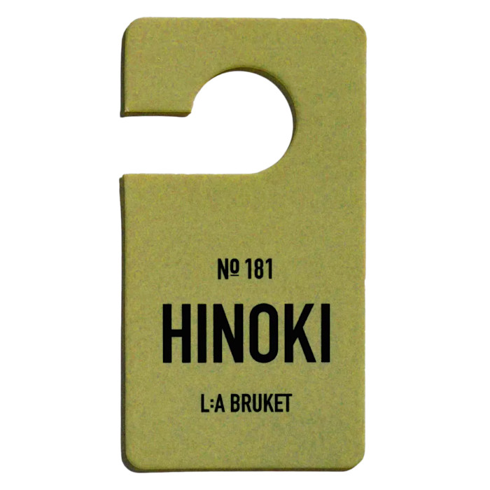 La Brucket Hinoki 181 fragrance tag, £26